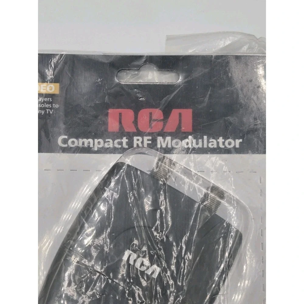 RCA Compact RF Modulator Allows DVD Player Or Gaming Consoles To Connect To‎ TV